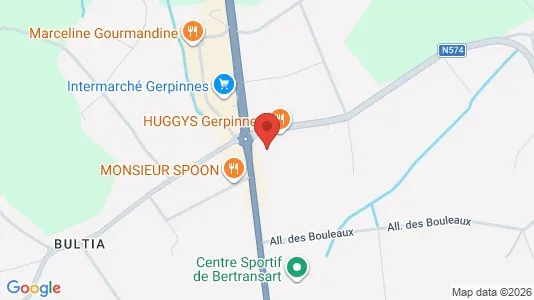 Liikekiinteistöt Vuokrattavana i Gerpinnes - Kuva Google Street Viewstä