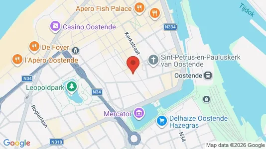 Bedrijfsruimtes te huur i Oostende - Foto uit Google Street View