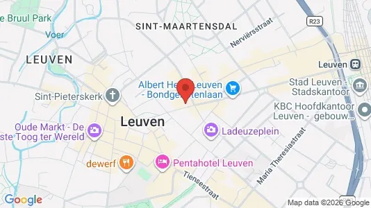 Lokaler til leie i Leuven – Bilde fra Google Street View