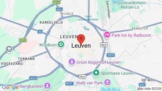 Lokaler til leje i Leuven - Foto fra Google Street View