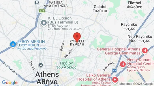 Shops for rent i Athens Kypseli - Photo from Google Street View