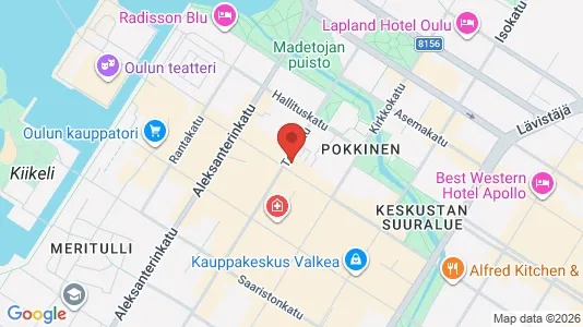 Kontorlokaler til leje i Oulu - Foto fra Google Street View