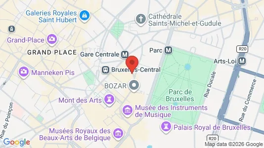 Kontorlokaler til leje i Stad Brussel - Foto fra Google Street View