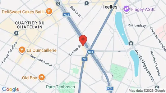Lokaler til leje i Bruxelles Elsene - Foto fra Google Street View