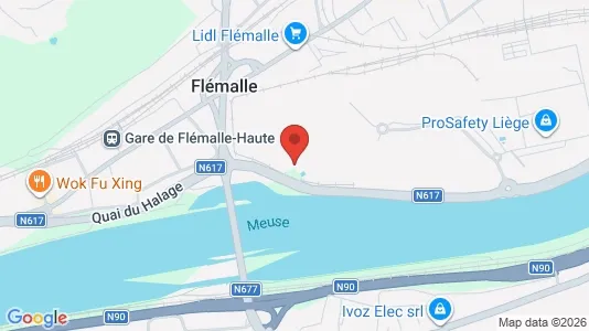 Commercial properties for sale i Flémalle - kort over placeringen