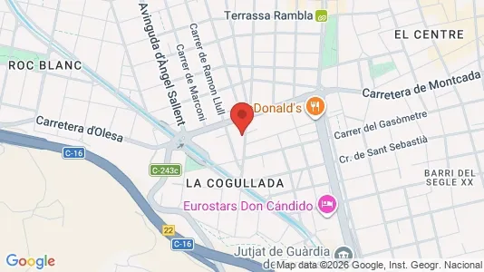 Bedrijfsruimtes te huur i Terrassa - Foto uit Google Street View