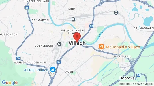 Büros zur Miete i Villach – Foto von Google Street View
