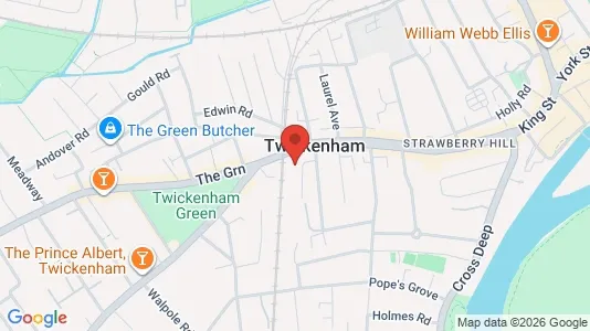 Liikekiinteistöt Vuokrattavana i Twickenham - Middlesex - Kuva Google Street Viewstä