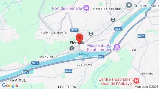 Lokaler til leie i Flémalle – Bilde fra Google Street View