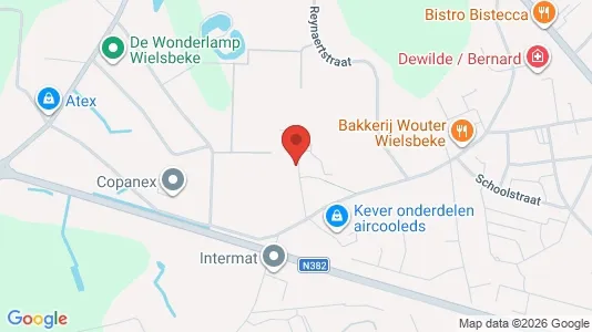 Lokaler til leie i Wielsbeke – Bilde fra Google Street View