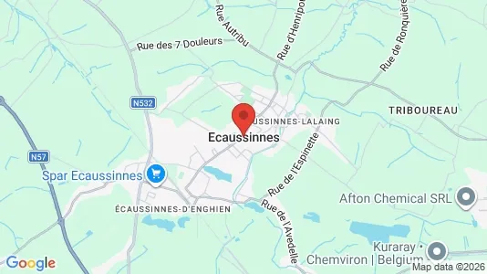 Lokaler til leje i Ecaussinnes - Foto fra Google Street View