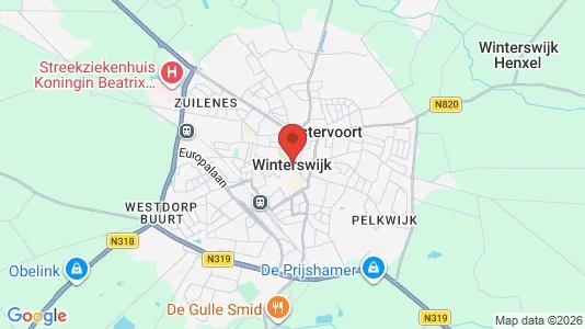 Ladenlokale zur Miete i Winterswijk – Foto von Google Street View