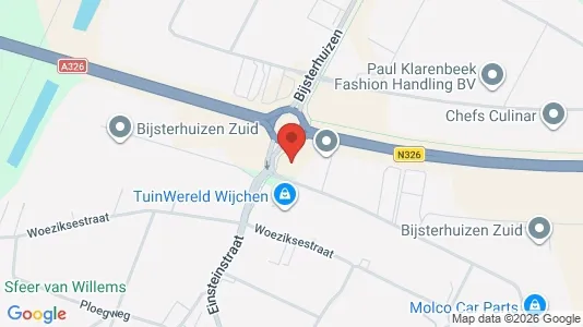 Commercial properties for rent i Wijchen - kort over placeringen