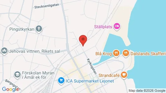 Toimistotilat Vuokrattavana i Åmål - Kuva Google Street Viewstä