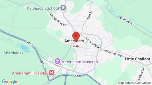 Büros zur Miete i Amersham - Buckinghamshire – Foto von Google Street View