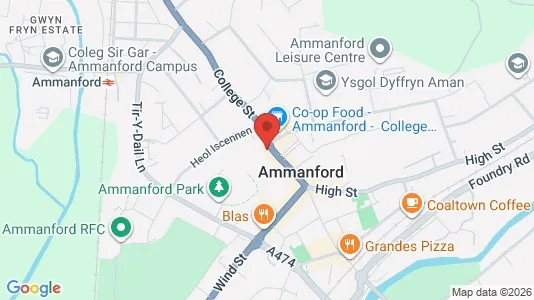 Lokaler til salg i Ammanford - Dyfed - Foto fra Google Street View