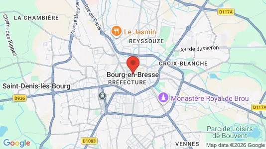Lager zur Miete i Bourg-en-Bresse – Foto von Google Street View