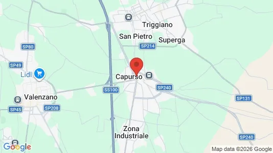 Liikekiinteistöt Vuokrattavana i Capurso - Kuva Google Street Viewstä