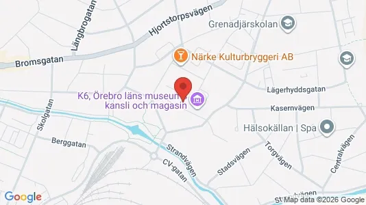 Office spaces for rent i Örebro - kort over placeringen