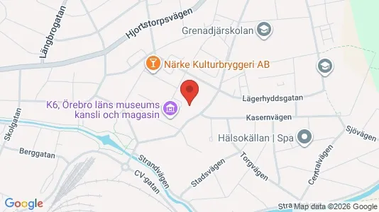Office spaces for rent i Örebro - kort over placeringen
