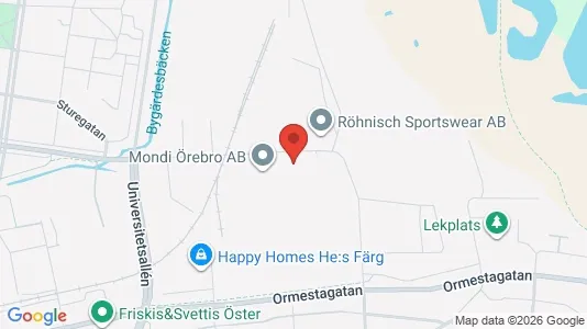 Office spaces for rent i Örebro - kort over placeringen