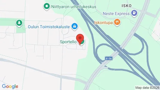 Kontorer til leie i Oulu - kort over placeringen
