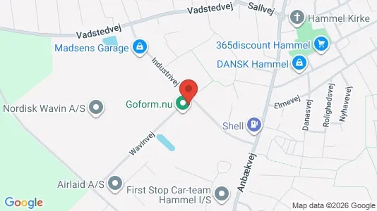 Varastot Myynnissä i Hammel - Kuva Google Street Viewstä