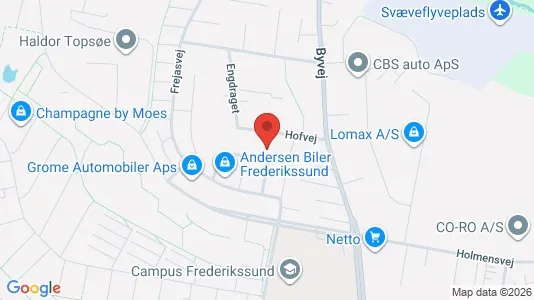 Gewerbeflächen zum Kauf i Frederikssund – Foto von Google Street View
