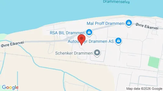 Kontorer til leie i Drammen – Bilde fra Google Street View