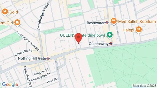 Büros zur Miete i London W2 – Foto von Google Street View