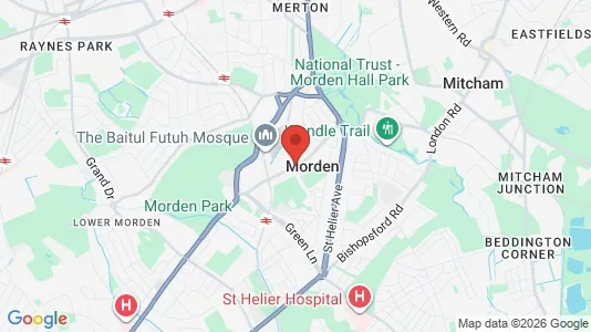 Büros zur Miete i Morden - Surrey – Foto von Google Street View