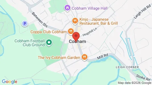 Kontorlokaler til leje i Cobham - Surrey - Foto fra Google Street View