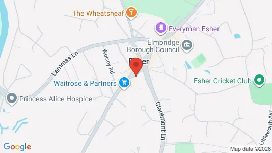Kontorer til leie i Esher - Surrey – Bilde fra Google Street View