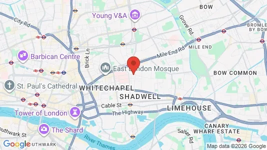 Bedrijfsruimtes te huur i London E1 - Foto uit Google Street View