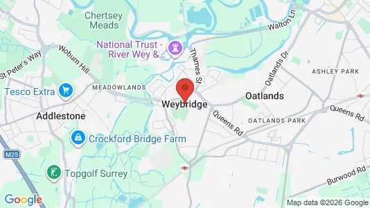 Kantorruimte te huur i Weybridge - Surrey - Foto uit Google Street View