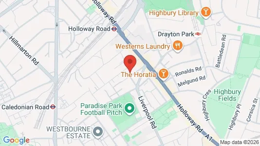 Büros zur Miete i London N7 – Foto von Google Street View