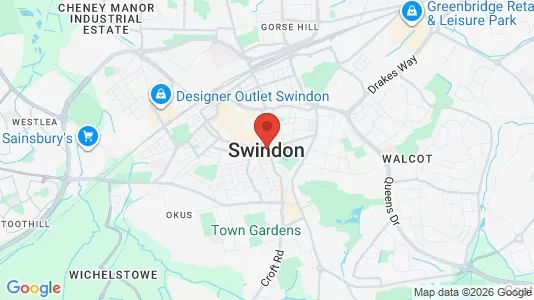 Büros zur Miete i Swindon - Wiltshire – Foto von Google Street View