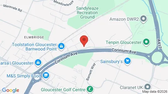 Kantorruimte te huur i Gloucester - Gloucestershire - Foto uit Google Street View