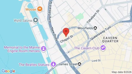 Kontorer til leie i Liverpool - Merseyside – Bilde fra Google Street View