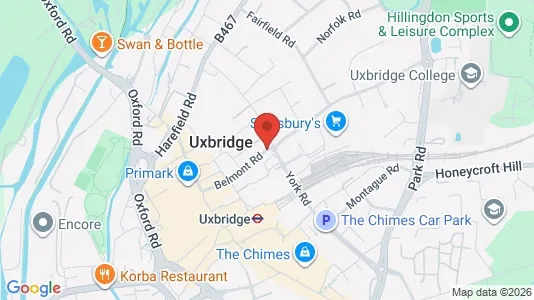 Toimistotilat Vuokrattavana i Uxbridge - Middlesex - Kuva Google Street Viewstä