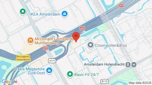Büros zur Miete i Amsterdam-Zuidoost - kort over placeringen