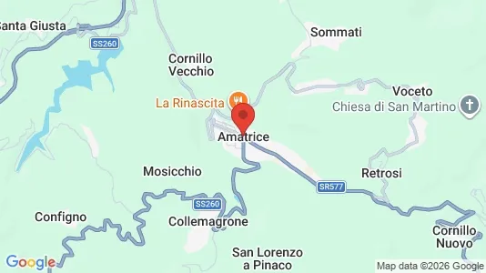 Lokaler til leie i Amatrice – Bilde fra Google Street View
