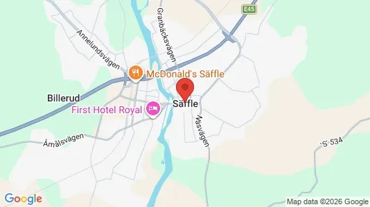 Kaupat Vuokrattavana i Säffle - Kuva Google Street Viewstä