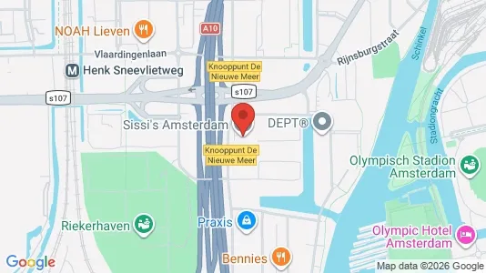 Office spaces for rent i Amsterdam Oud-Zuid - kort over placeringen