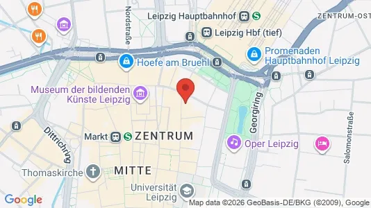 Kontorslokaler för uthyrning i Leipzig – Foto från Google Street View