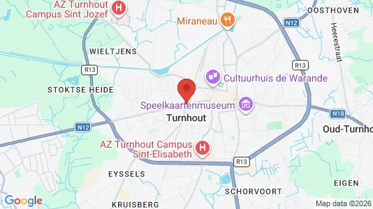 Werkstätte zur Miete i Turnhout – Foto von Google Street View