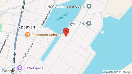 Commercial properties for sale i Aarhus C - kort over placeringen