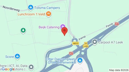 Kantorruimte te huur i Leek - Foto uit Google Street View