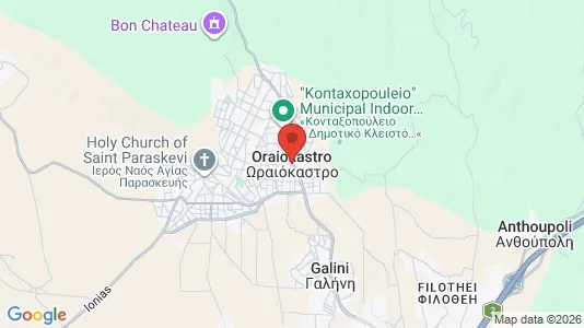 Varastot Vuokrattavana i Oreokastro - Kuva Google Street Viewstä