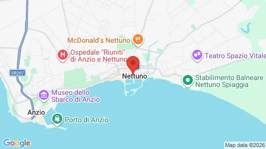 Ladenlokale zur Miete i Nettuno – Foto von Google Street View
